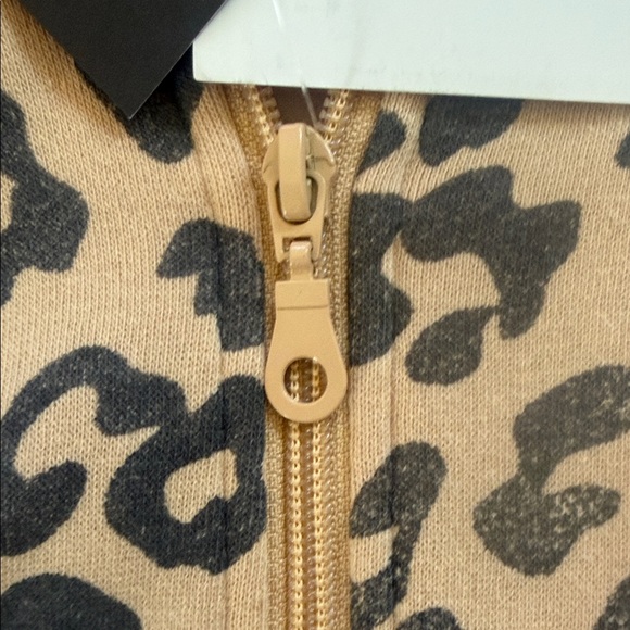 NWT Grayson Threads The Label Leopard Print Cropped Zip Hoodie XL - Picture 5 of 7